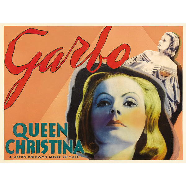 Greta Garbo – Queen Christina, Vintage Movie Poster