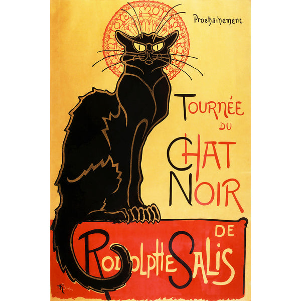 Tour of Rodolphe Salis Chat Noir, Vintage Poster