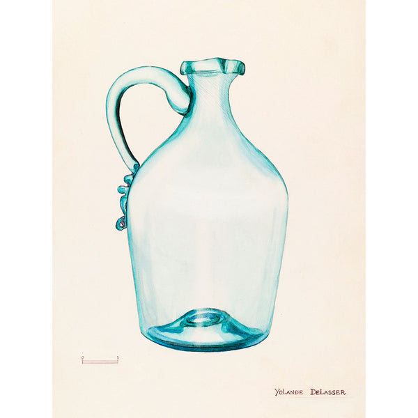 Jug (ca.1936), Vintage Poster by Yolande Delasser