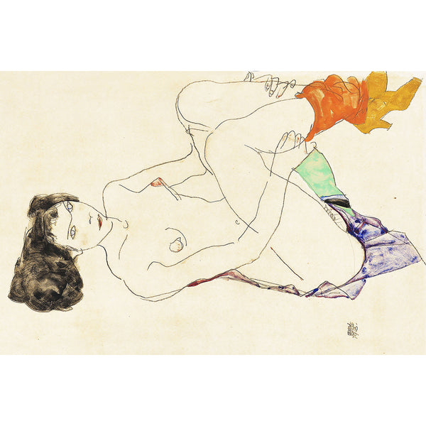 Lying Female Nude, Reproduction