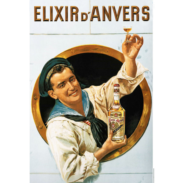 Elixir d'Anvers, Vintage Advertising Poster