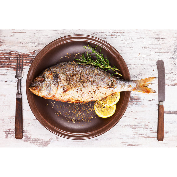 Fried Fish On a Platter, Photography