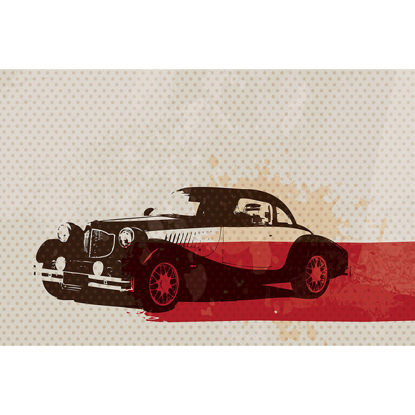 Car in Vintage Style, Digital Art