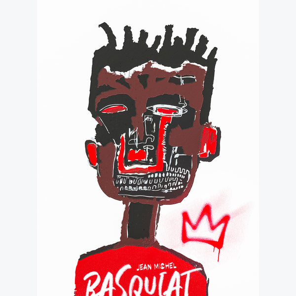 Portrait of Jean-Michel Basquiat, Pop Art Poster