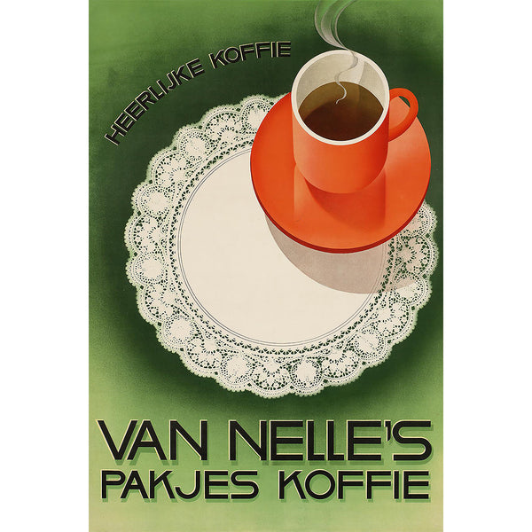 Van Nelle's Coffee (1928), Vintage Dutch Advertising Poster