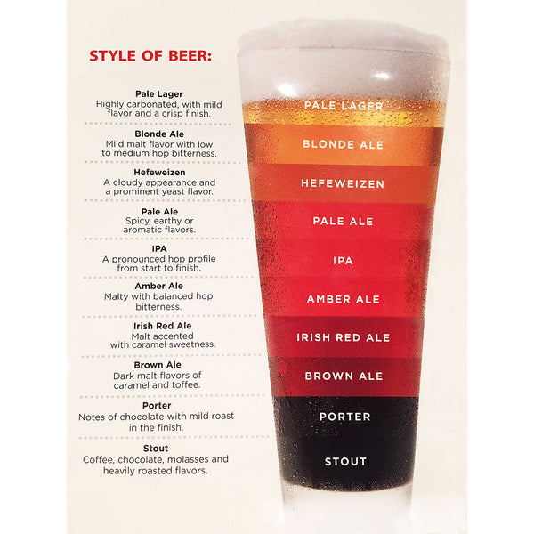 Styles of Beer, Infographic Poster