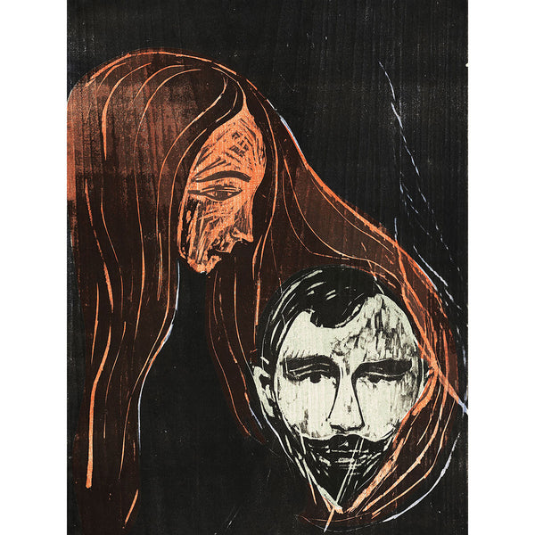 Man's Head in Woman's Hair, Reproduction