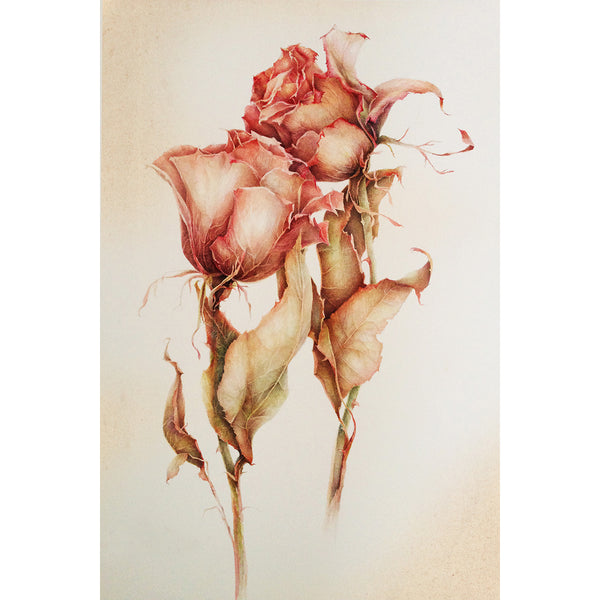 Roses in Retro Style, Painting