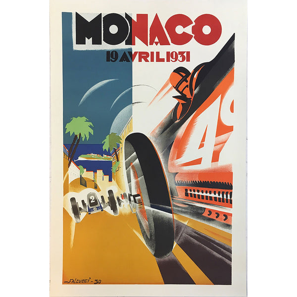 Vintage Monaco Racing, Poster