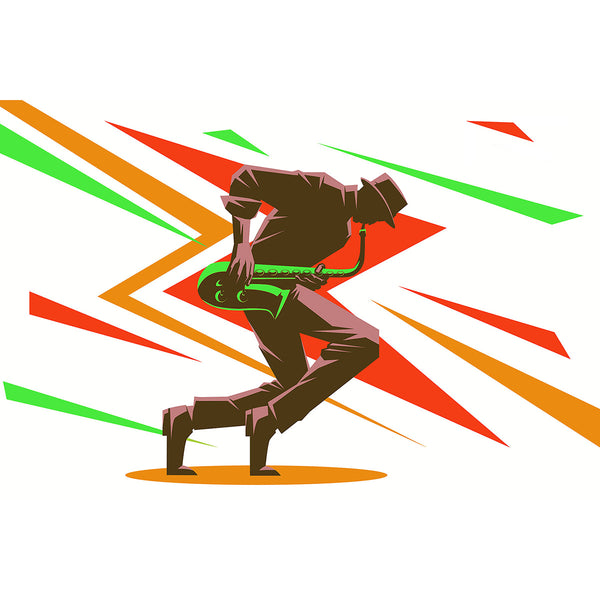 Jazzman Abstract composition, Digital Art