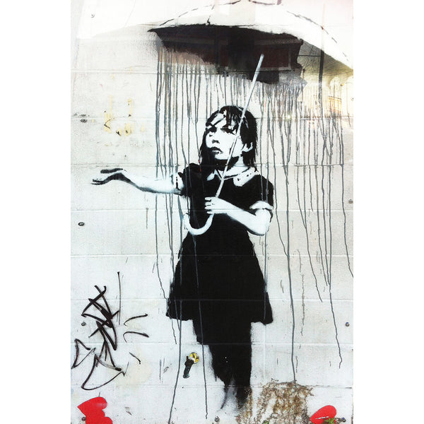 Umbrella Girl, Graffiti