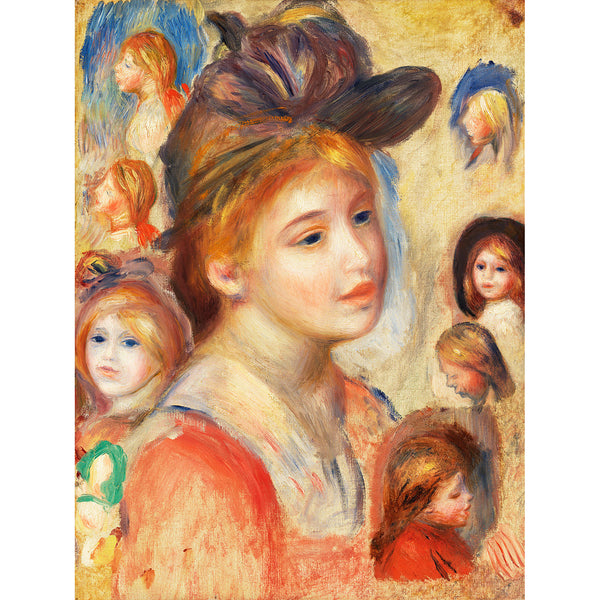 Study of Girls Heads, Reproduction