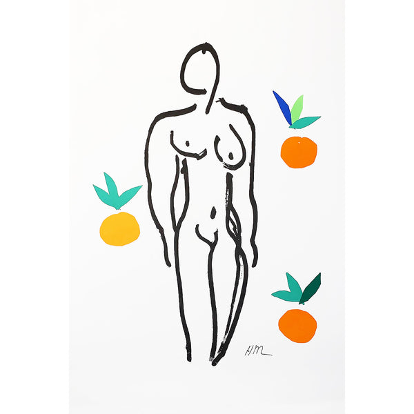 Nude with Oranges after Matisse