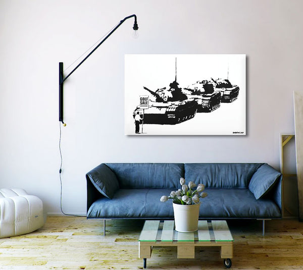 Banksy Golf Sale, Graffiti