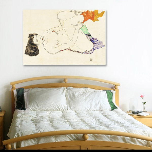 Lying Female Nude, Reproduction