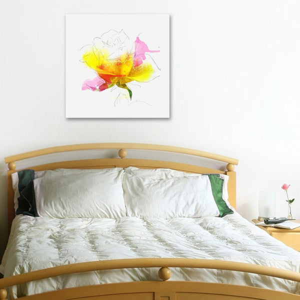 Hand-drawing Rose, Painting