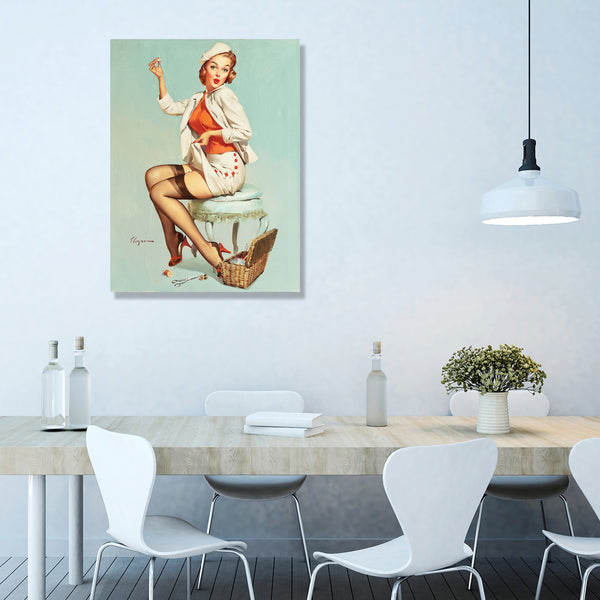 Pin-Up Girl, A Stitch in Time