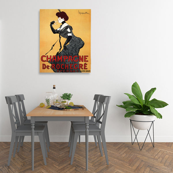 Champagne de Rochegré, Vintage Advertising Poster