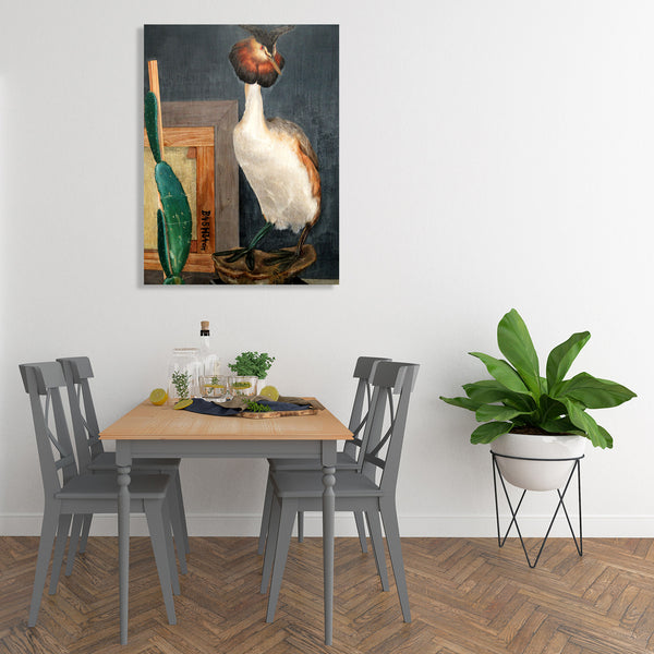 Still Life With a Great Crested Grebe, Reproduction