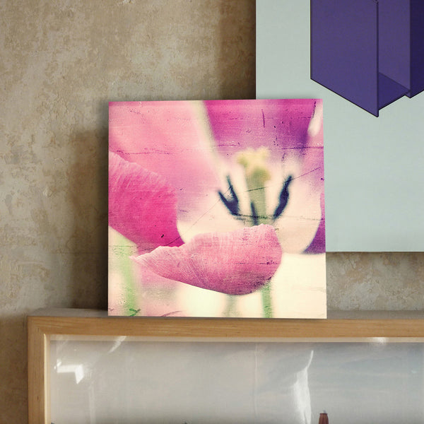 Tulip Flower in Grunge style