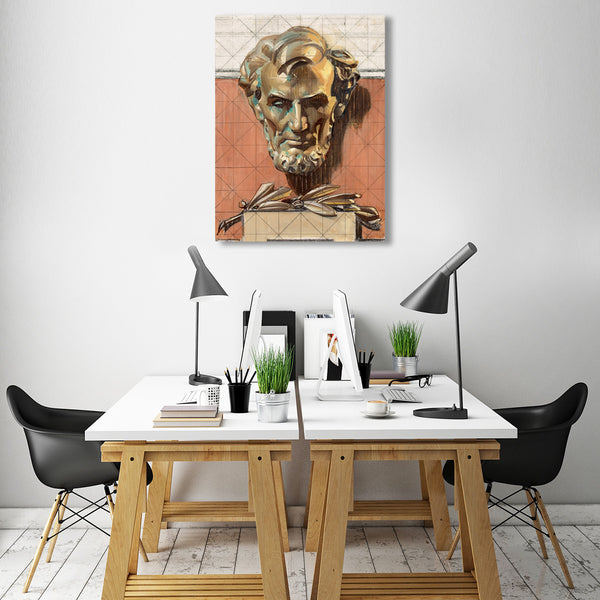 Sculpted Head of Abraham Lincoln, Reproduction