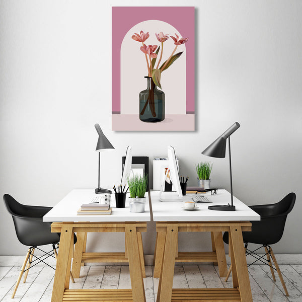 Abstract Composition With Vase, Digital Art
