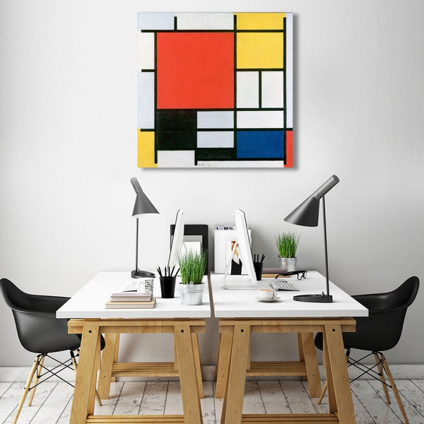 Composition In Red, Yellow, Blue, and Black