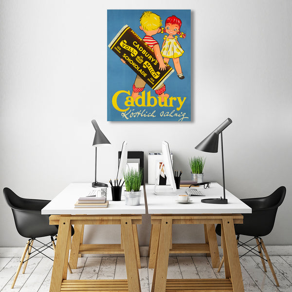 Cadbury Chocolate Vintage Poster