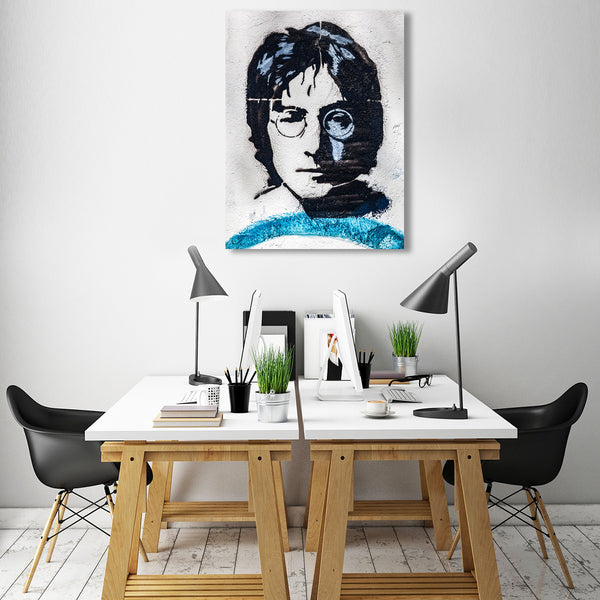 John Lennon Portrait (Prague, Czech Republic), Street Art