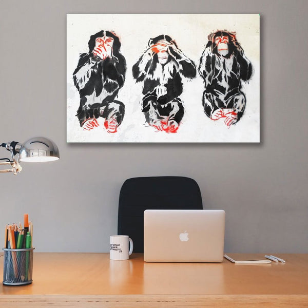 Three Wise Monkeys, Graffiti (Egypt)