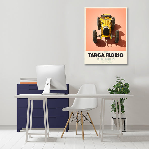 TARGA FLORIO – Palermo 1928, Vintage Poster