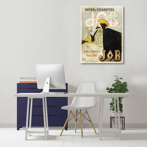 JOB Cigarette Paper, Vintage Advertising Poster