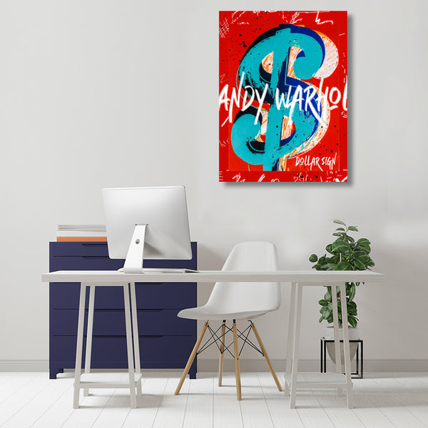 Dollar Sign, Pop Art Poster