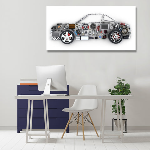 Car Inside, Collage