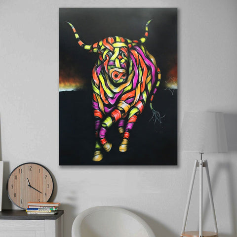 Multicolor Bull, Street art (London)