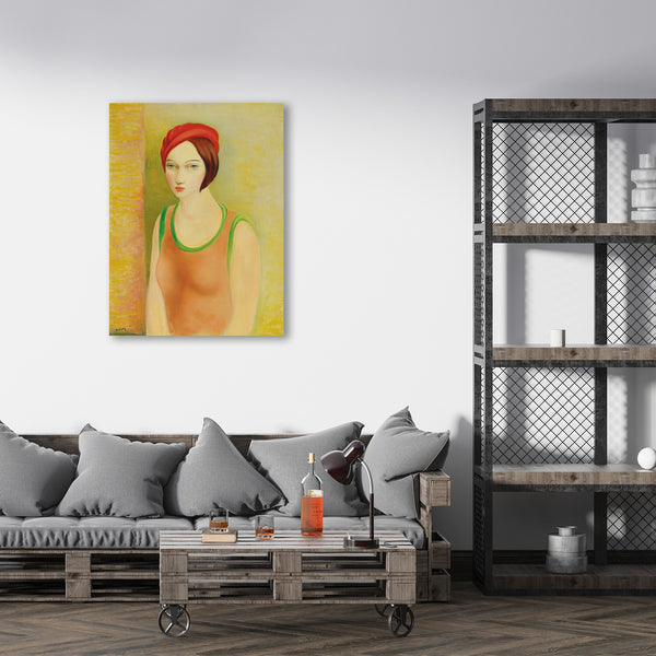 Woman In Orange Portrait (1926), Reproduction
