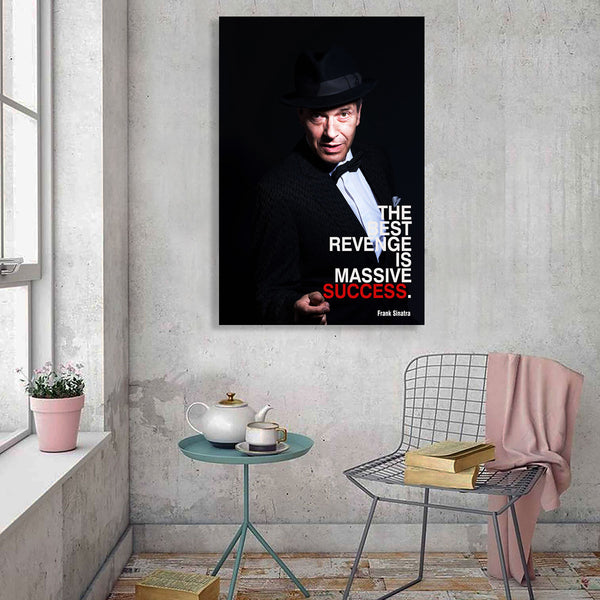 Frank Sinatra Quote, Metal Poster