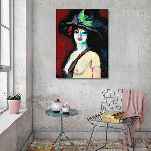 Woman With Sombrero (1906), Reproduction