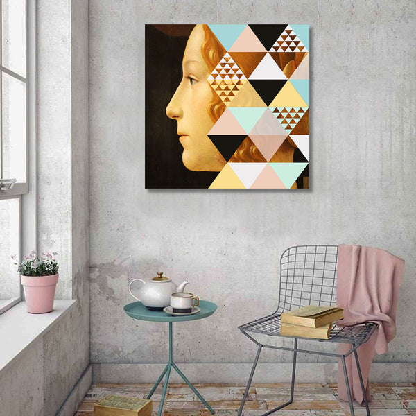 Portrait of Woman by Ghirlandai, Altered art