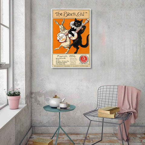 The Black Cat Vintage Magazine Cover