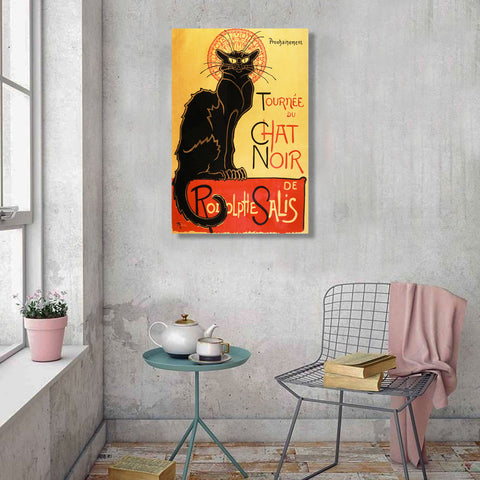Tour of Rodolphe Salis Chat Noir, Vintage Poster