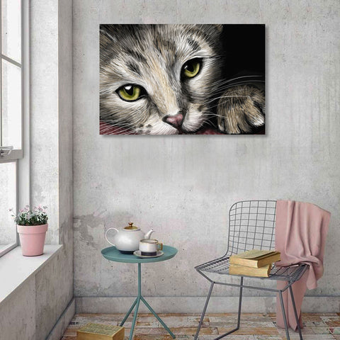Cat Face, Digital Art