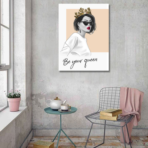 Be Your Queen, Metal Poster