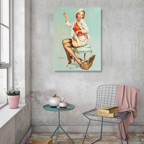 Pin-Up Girl, A Stitch in Time
