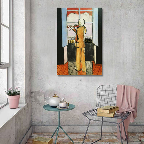 Violinist at the Window, Reproduction
