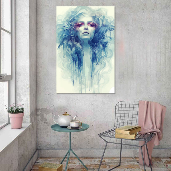 Blue Woman, Digital Art