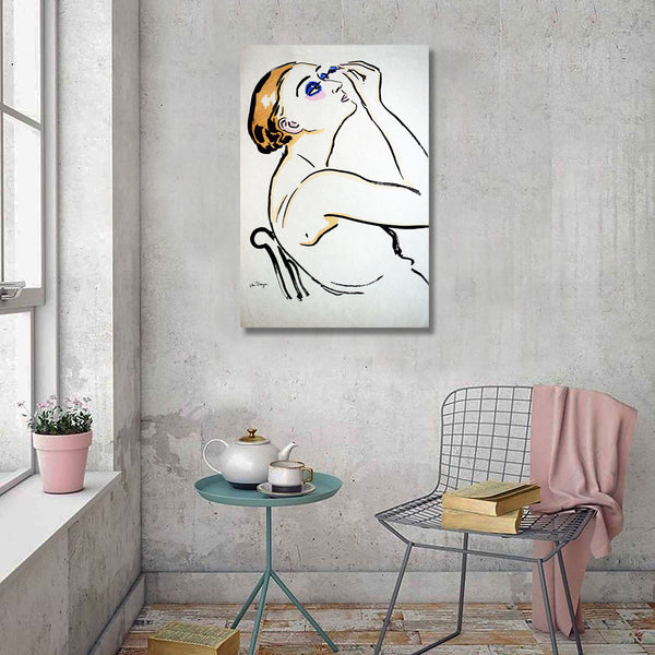 Woman Making Her Eyes, Reproduction