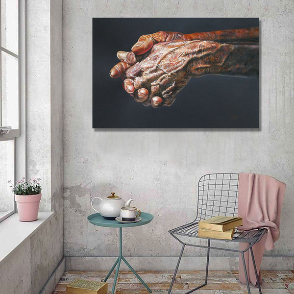 Hands Closeup, Reproduction