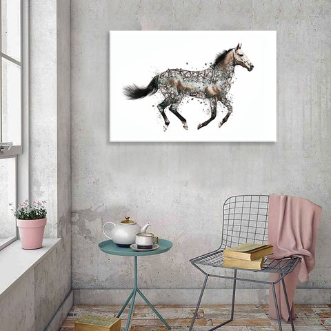 Metal Horse, Digital Art