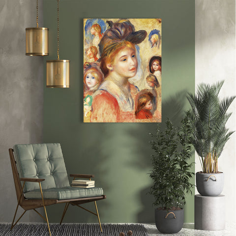 Study of Girls Heads, Reproduction